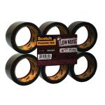 Scotch Packaging Tape Low Noise 48mm x 66m Brown (Pack of 6) 3120B4866