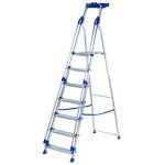 Abru Blue Seal 7 Tread Professional Aluminium Step Ladder 7050718