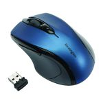 Kensington Pro Fit Mid Size USB Blue Wireless Mouse K72421WW