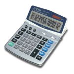 Aurora Silver/Grey 12-Digit Desk Calculator DT401
