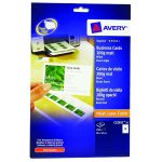 Avery Matte White Multipurpose Business Cards 85 x 54mm (Pack of 250) C32011-25