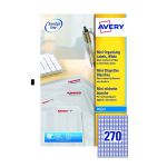 Avery Mini White Inkjet Label 17.8 x 10mm 270 Per Sheet (Pack of 6750) J8659-25