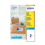 Avery QuickDRY White Inkjet Label 199.6 x 143.5mm 2 Per Sheet (Pack of 200) J8168-100
