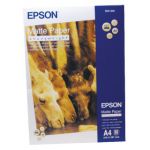 Epson Matte A4 White Heavyweight Paper 167gsm (Pack of 50) C13S041256