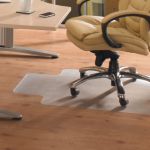 Cleartex PVC Chair Mat Hard Floor Lipped 920x1210mm Clear 1299225LV