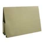 Guildhall Legal Double Pocket Wallet Foolscap Green (Pack of 25) 214-GRN