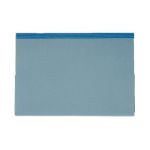 Guildhall Reinforced Legal Double Pocket Wallet Blue (Pack of 25) 218-BLU