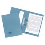 Guildhall Transfer Spiral Pocket File 315gsm Foolscap Blue (Pack of 25) 349-BLU