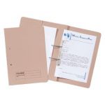 Guildhall Transfer Spiral Pocket File 315gsm Foolscap Buff (Pack of 25) 349-BUF