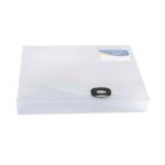 Rapesco Rigid Wallet Box File 40mm A4 Clear 0711