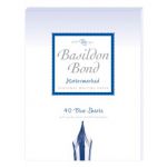 Basildon Bond Blue Writing Pad 137 X 178mm (Pack of 10) 100100123
