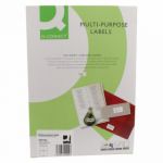 Q-Connect White Multipurpose Label 105 x 148mm 4 Per Sheet (Pack of 400) KF01004
