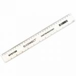 Q-Connect Ruler Shatterproof 300mm Clear KF01108