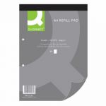 Q-Connect Plain Headbound Refill Pad 160 Pages A4 (Pack of 10) KF02232