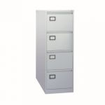 Jemini 4 Drawer Filing Cabinet Light Grey KF20044