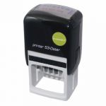 Q-Connect Voucher for Custom Self-Inking Date Stamp 43 x 28mm KF71433