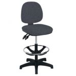 Arista Draughtsman Chair Adjustable Footrest Charcoal KF815148