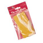 Flexocare Yellow Luggage Tags (Pack of 10) 54332026