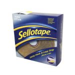 Sellotape Sticky Hook and Loop Strip 6m 1445180