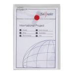 Snopake Polyfile P File Wallet Portrait A6 Clear (Pack of 5) 13293