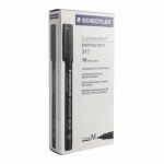 Staedtler Lumocolour Universal Pen Permanent Medium Black (Pack of 10) 317-9