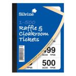 Cloakroom and Raffle Tickets 1-500 (Pack of 12) CRT500