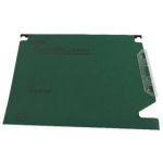 Rexel Crystalfile Classic 15mm Lateral File 150 Sheet Green (Pack of 50) 70670