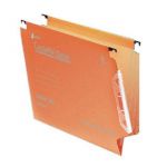 Rexel Crystalfile Classic 15mm Lateral File 150 Sheet Orange (Pack of 50) 70671