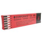 Contract Pencil Eraser Tipped (Pack of 12) WX25011