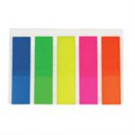 Indexflags  Paper 45 x 12 Neon Yellow Pink Green Orange and Blue