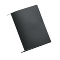 Display Book A4 10 Pocket Glass Clear Black