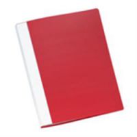 Display Book A4 10 Pocket Glass Clear Red