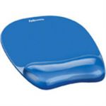 Fellowes Crystal Gel Mouse Pad Blue