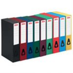 A4 Coloured Box Files Red
