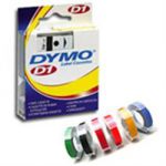 Dymo Tape 12mm x 7mm White on Black